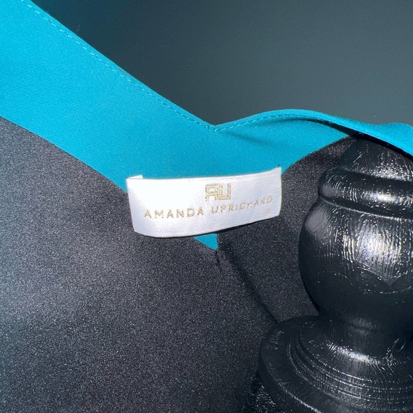 Amanda Uprichard- Teal Sleeveless Dress - Picture 5 of 5